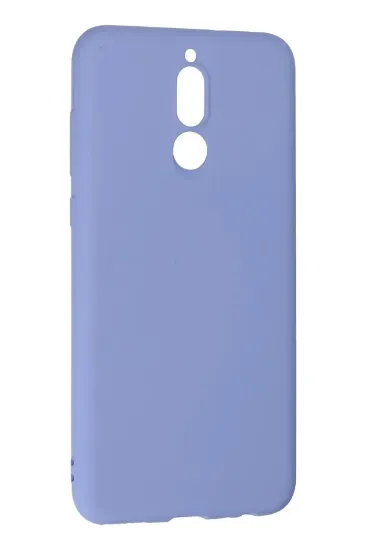 Newface Huawei Mate 10 Lite Kılıf Nano içi Kadife Silikon - Lila resmi