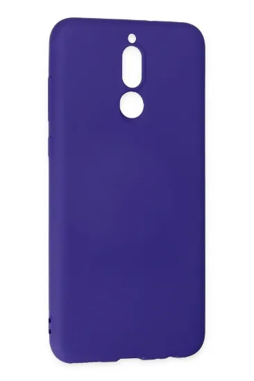 Newface Huawei Mate 10 Lite Kılıf Nano içi Kadife Silikon - Mor resmi