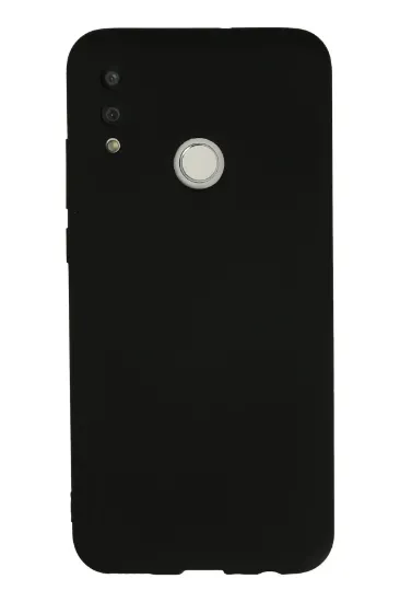 Newface Huawei P Smart 2019 Kılıf Nano içi Kadife Silikon - Siyah resmi