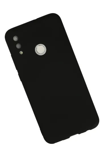 Newface Huawei P Smart 2019 Kılıf Nano içi Kadife Silikon - Siyah resmi