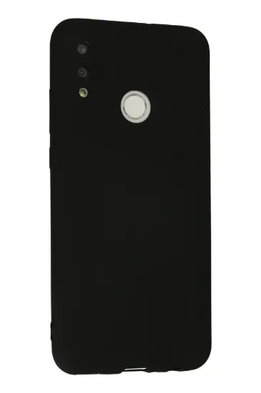 Newface Huawei P Smart 2019 Kılıf Nano içi Kadife Silikon - Siyah resmi