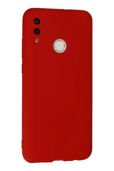 Newface Huawei P Smart 2019 Kılıf Nano içi Kadife Silikon - Kırmızı resmi