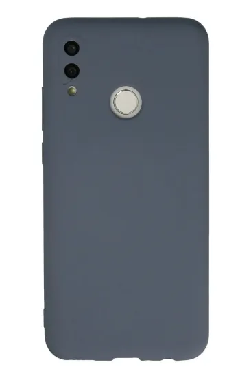 Newface Huawei P Smart 2019 Kılıf Nano içi Kadife Silikon - Gri resmi