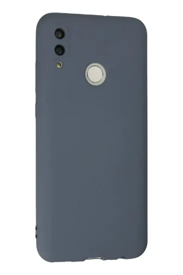 Newface Huawei P Smart 2019 Kılıf Nano içi Kadife Silikon - Gri resmi