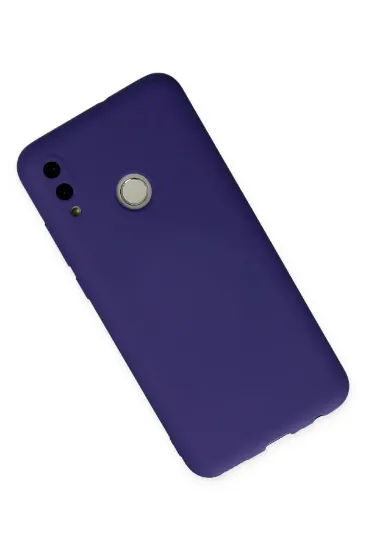 Newface Huawei P Smart 2019 Kılıf Nano içi Kadife Silikon - Mor resmi
