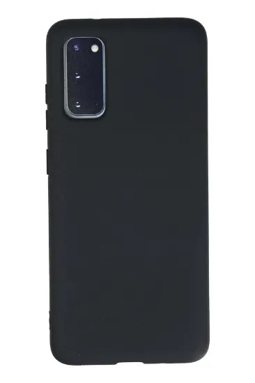 Newface Samsung Galaxy S20 Kılıf Nano içi Kadife Silikon - Lacivert resmi