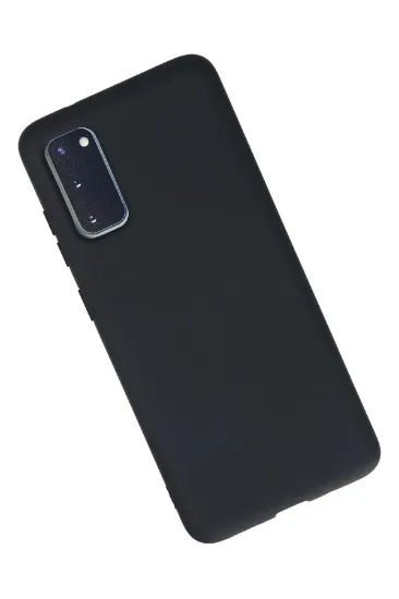 Newface Samsung Galaxy S20 Kılıf Nano içi Kadife Silikon - Lacivert resmi