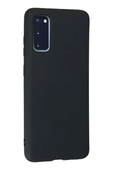 Newface Samsung Galaxy S20 Kılıf Nano içi Kadife Silikon - Lacivert resmi