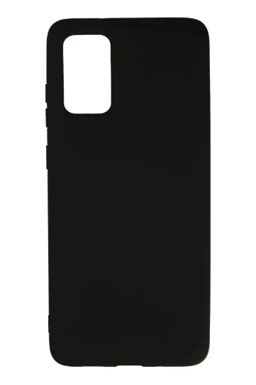 Newface Samsung Galaxy S20 Plus Kılıf Nano içi Kadife Silikon - Siyah resmi