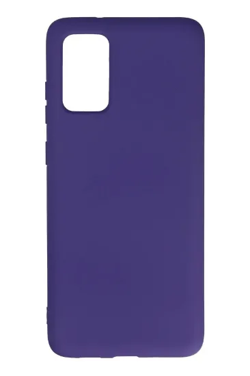 Newface Samsung Galaxy S20 Plus Kılıf Nano içi Kadife Silikon - Mor resmi