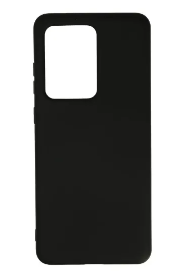 Newface Samsung Galaxy S20 Ultra Kılıf Nano içi Kadife Silikon - Siyah resmi