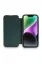 Newface iPhone 14 Pro Max Kılıf Dolpin Kapaklı - Koyu Yeşil resmi