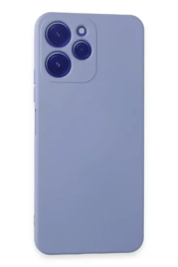 Newface Xiaomi Redmi 12 Kılıf Nano içi Kadife Silikon - Lila resmi