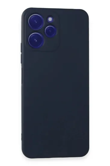 Newface Xiaomi Redmi 12 Kılıf Nano içi Kadife Silikon - Lacivert resmi