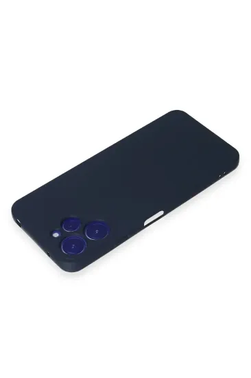 Newface Xiaomi Redmi 12 Kılıf Nano içi Kadife Silikon - Lacivert resmi