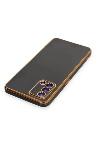 Newface Oppo A74 4G Kılıf Volet Silikon - Siyah resmi