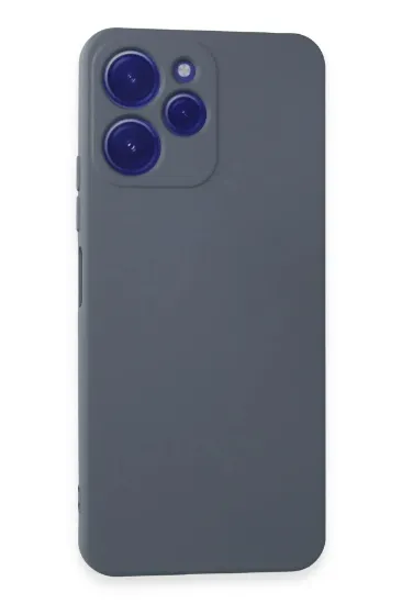 Newface Xiaomi Redmi 12 Kılıf Nano içi Kadife Silikon - Gri resmi