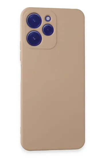 Newface Xiaomi Redmi 12 Kılıf Nano içi Kadife Silikon - Pudra resmi