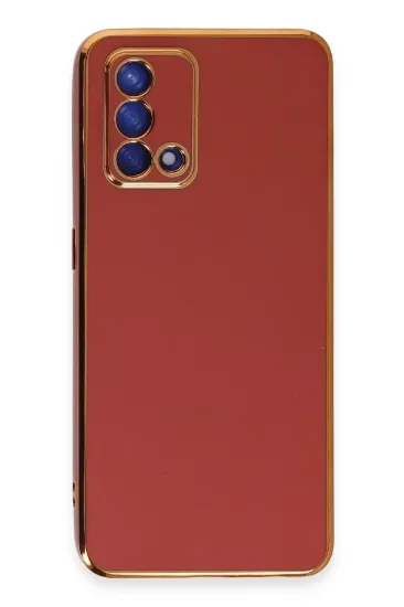 Newface Oppo A74 4G Kılıf Volet Silikon - Kırmızı resmi