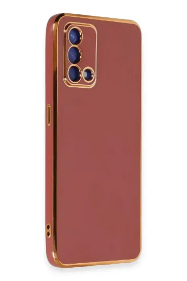 Newface Oppo A74 4G Kılıf Volet Silikon - Kırmızı resmi