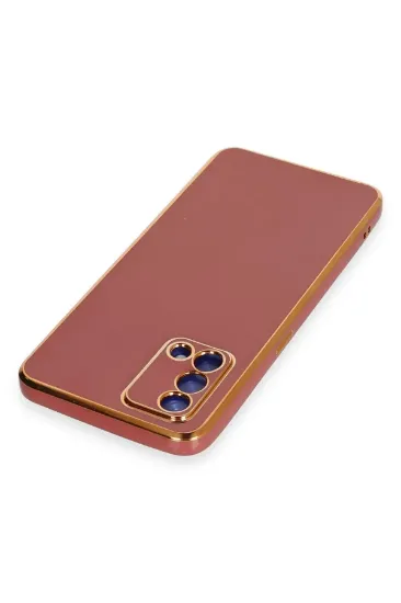 Newface Oppo A74 4G Kılıf Volet Silikon - Kırmızı resmi