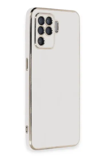 Newface Oppo Reno 5 Lite Kılıf Volet Silikon - Beyaz resmi