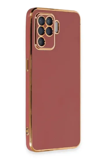 Newface Oppo Reno 5 Lite Kılıf Volet Silikon - Kırmızı resmi