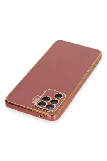 Newface Oppo Reno 5 Lite Kılıf Volet Silikon - Kırmızı resmi