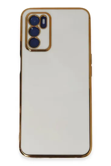 Newface Oppo A16 Kılıf Volet Silikon - Beyaz resmi
