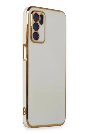 Newface Oppo A16 Kılıf Volet Silikon - Beyaz resmi