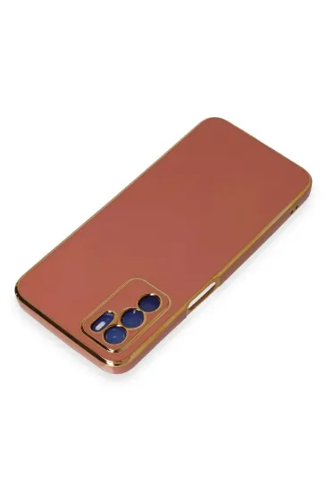 Newface Oppo A16 Kılıf Volet Silikon - Kırmızı resmi