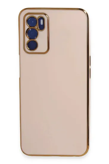 Newface Oppo A16 Kılıf Volet Silikon - Pembe resmi