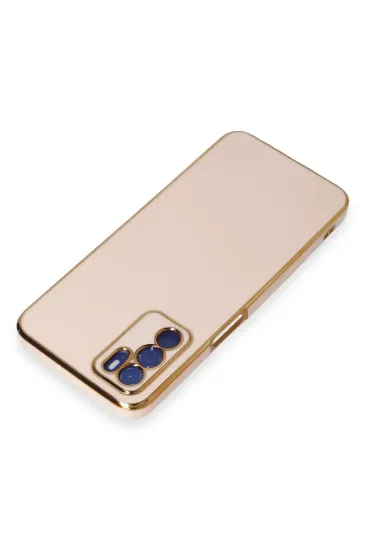 Newface Oppo A16 Kılıf Volet Silikon - Pembe resmi