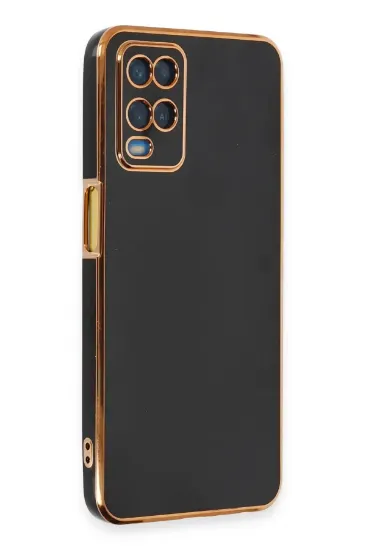 Newface Oppo A54 4G Kılıf Volet Silikon - Siyah resmi