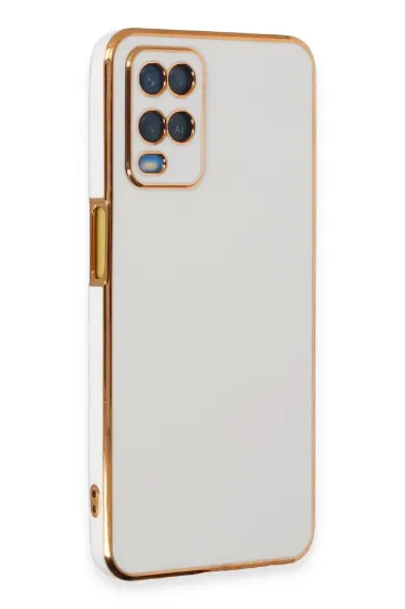 Newface Oppo A54 4G Kılıf Volet Silikon - Beyaz resmi