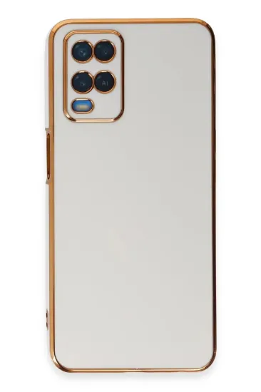 Newface Oppo A54 4G Kılıf Volet Silikon - Beyaz resmi
