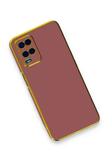 Newface Oppo A54 4G Kılıf Volet Silikon - Kırmızı resmi