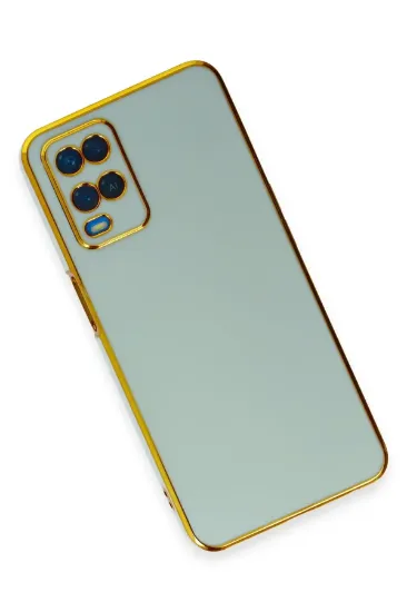 Newface Oppo A54 4G Kılıf Volet Silikon - Açık Yeşil resmi