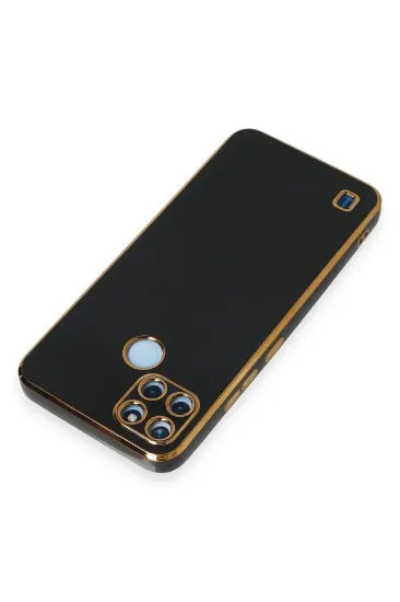 Newface Realme C25Y Kılıf Volet Silikon - Siyah resmi