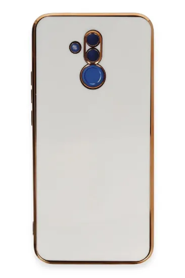 Newface Huawei Mate 20 Lite Kılıf Volet Silikon - Beyaz resmi