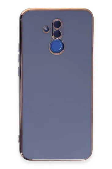 Newface Huawei Mate 20 Lite Kılıf Volet Silikon - Mavi resmi