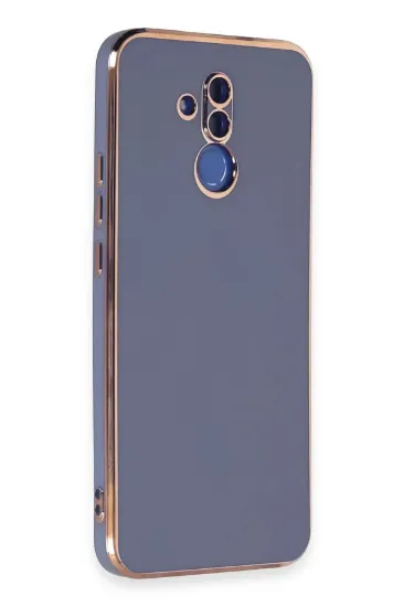 Newface Huawei Mate 20 Lite Kılıf Volet Silikon - Mavi resmi