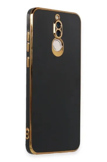 Newface Huawei Mate 10 Lite Kılıf Volet Silikon - Siyah resmi