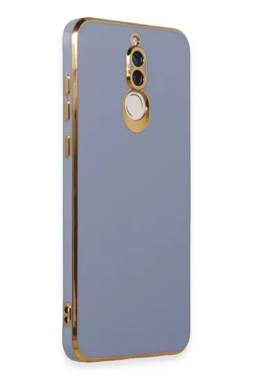 Newface Huawei Mate 10 Lite Kılıf Volet Silikon - Mavi resmi