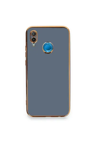 Newface Huawei P20 Lite Kılıf Volet Silikon - Mavi resmi