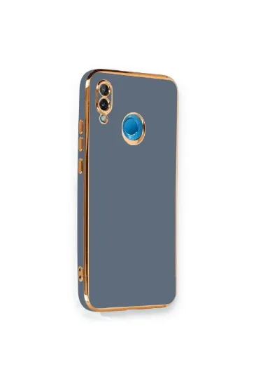 Newface Huawei P20 Lite Kılıf Volet Silikon - Mavi resmi