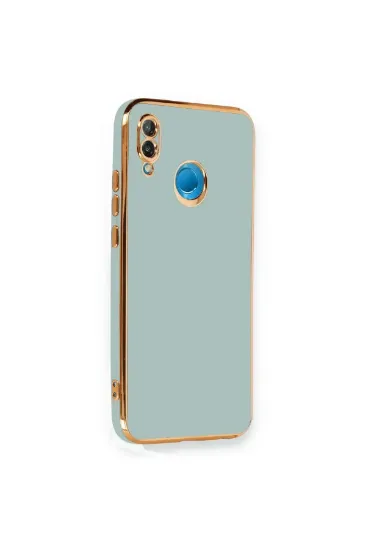 Newface Huawei P20 Lite Kılıf Volet Silikon - Açık Yeşil resmi