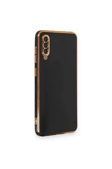 Newface Samsung Galaxy A70 Kılıf Volet Silikon - Siyah resmi