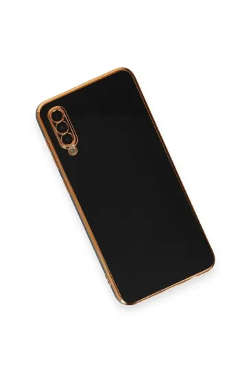 Newface Samsung Galaxy A70 Kılıf Volet Silikon - Siyah resmi