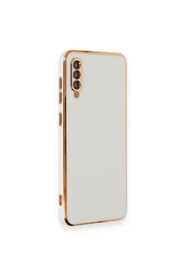 Newface Samsung Galaxy A70 Kılıf Volet Silikon - Beyaz resmi
